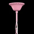 Lustre avec 5 ampoules Crystal rose