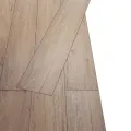 Planche de plancher PVC autoadhésif 5,02 m² 2 mm Marron chêne