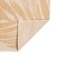 Tapis à tissage plat d'extérieur 140x200 cm Motif de feuille