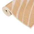 Tapis à tissage plat d'extérieur 140x200 cm Motif de feuille