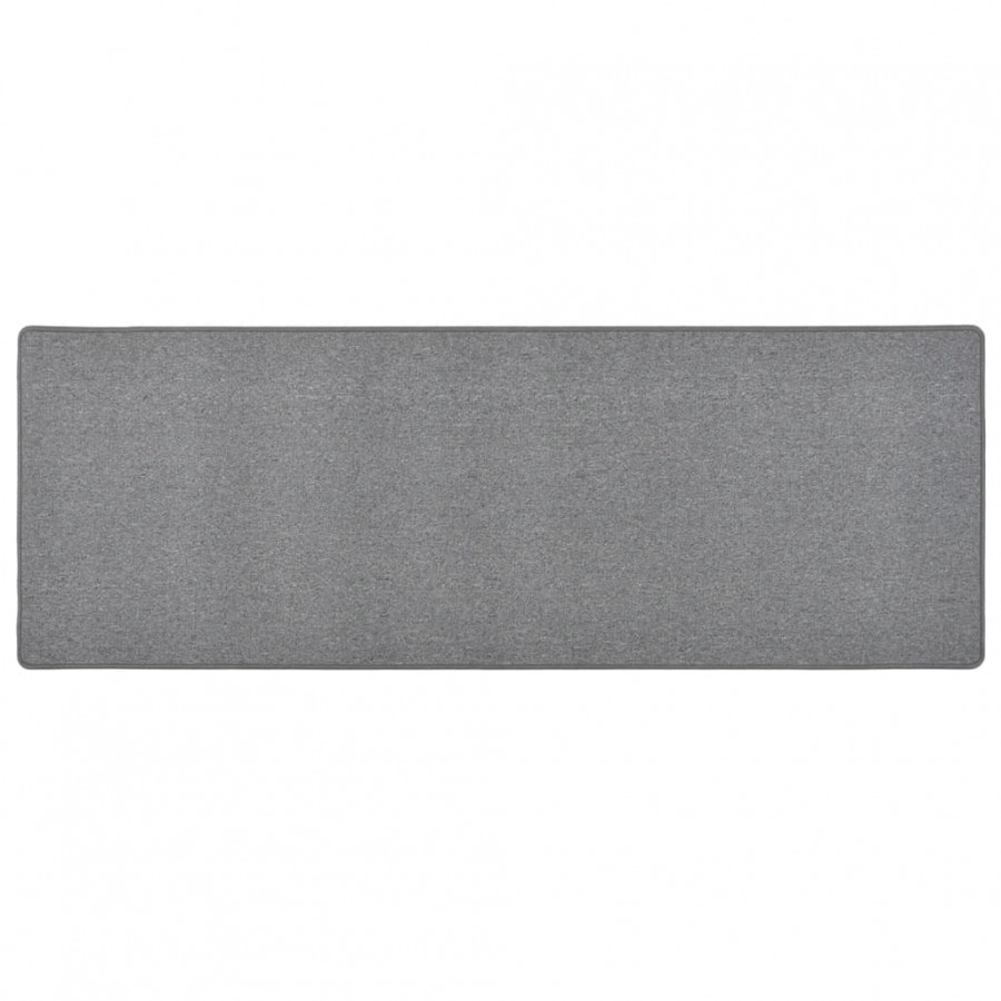 Tapis de couloir Gris foncé 50x150 cm