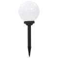 Lampe LED sphérique solaire d'extérieur 3 pcs 20 cm RVB
