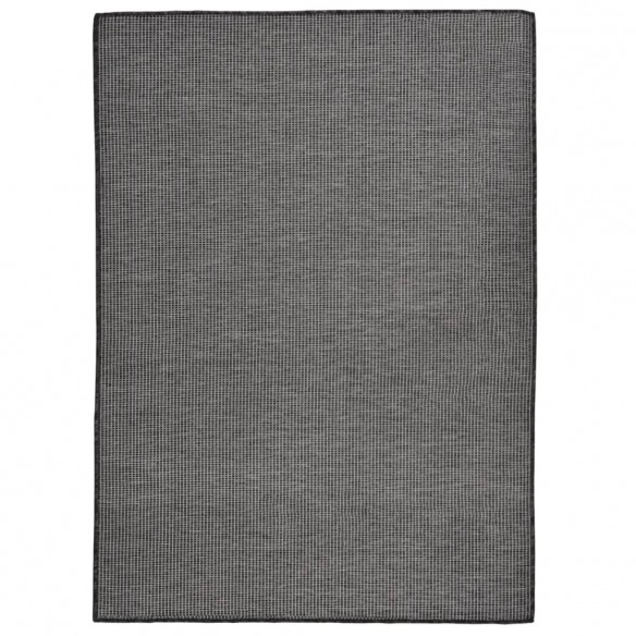 Tapis à tissage plat d'extérieur 200x280 cm Gris