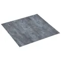 Planches plancher autoadhésives 20 pcs PVC 1,86 m² Marbre gris