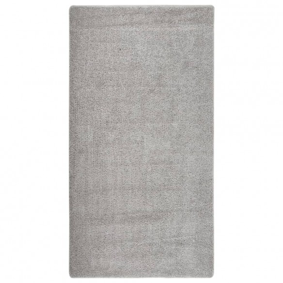 Tapis shaggy antidérapant Gris clair 80x150 cm