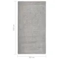 Tapis shaggy antidérapant Gris clair 80x150 cm