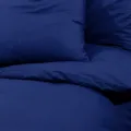 Ensemble de housse de couette Bleu marine 220x240 cm Microfibre