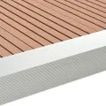 Cornière de terrasse 5 pcs Aluminium 170 cm Argenté