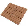 Dalles WPC 60x30 cm 6 pcs 1m² Marron