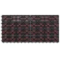 Dalles WPC 60x30 cm 6 pcs 1m² Marron