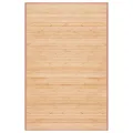 Tapis en bambou 100x160 cm Marron