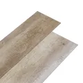 Planches de plancher PVC 5,02m² 2mm Autoadhésif Délavage de bois