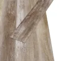 Planches de plancher PVC 5,02m² 2mm Autoadhésif Délavage de bois