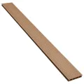 Panneaux de terrasse creux et accessoires WPC 15 m² 4 m Teck
