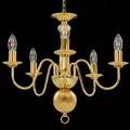 Lustre Doré 5 ampoules E14