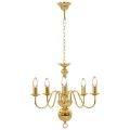 Lustre Doré 5 ampoules E14