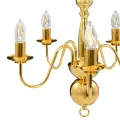 Lustre Doré 5 ampoules E14