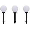 6 pcs Lampes d'allée d'extérieur à LED 20 cm et piquet au sol