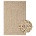 Tapis 200x290 cm aspect jute intérieur et extérieur