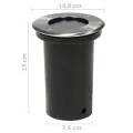 Lampes au sol d'extérieur 12 pcs rond