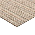 Dalles de tapis de sol 20 pcs 5 m² 50x50 cm Beige rayé