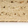 Tapis fait à la main Jute tressée 210 cm