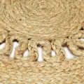 Tapis fait à la main Jute tressée 210 cm
