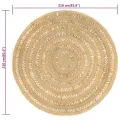 Tapis fait à la main Jute tressée 210 cm