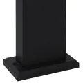 Lampe LED d'extérieur 9 W Noir Ovale