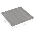 Planches plancher autoadhésives 20pcs PVC 1,86m² Gris pointillé