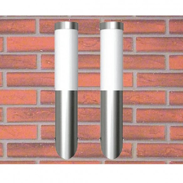 Applique murale d'extérieur 2 pcs Acier inoxydable