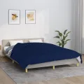 Couverture lestée Bleu 220x230 cm 11 kg Tissu