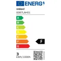Applique LED acier inoxydable avec tête conique