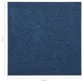 Dalles de tapis de sol 20 pcs 5 m² 50x50 cm Bleu foncé