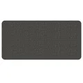 Tapis de couloir aspect sisal anthracite 50x100 cm