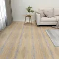Planches de plancher autoadhésives 20 pcs PVC 1,86 m² Marron