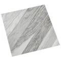 Planches de plancher autoadhésives 20 pcs PVC 1,86 m² Gris rayé