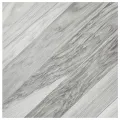 Planches de plancher autoadhésives 20 pcs PVC 1,86 m² Gris rayé
