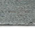 Tapis fait à la main Jute Rond 120 cm Vert olive