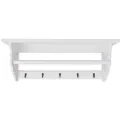 Porte-manteau PFDM blanc style baroque