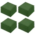 Carreaux de protection antichoc 24pcs Caoutchouc 50x50x3cm Vert