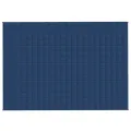 Couverture lestée Bleu 155x220 cm 7 kg Tissu
