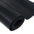 Tapis en caoutchouc antidérapant 1,5x2 m 3 mm Point