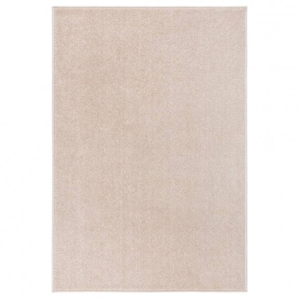 Tapis à poils courts 200x290 cm Beige foncé