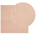 Tapis HUARTE à poils courts doux lavable rouge clair 160x160 cm