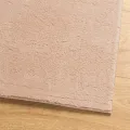 Tapis HUARTE à poils courts doux lavable rouge clair 160x160 cm