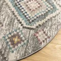 Tapis ARBIZU intérieur extérieur design vintage Ø 120 cm