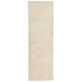 Tapis shaggy à poils longs moderne doré 80x250 cm