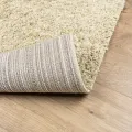 Tapis shaggy à poils longs moderne doré 80x250 cm