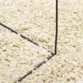 Tapis shaggy à poils longs moderne doré 80x250 cm